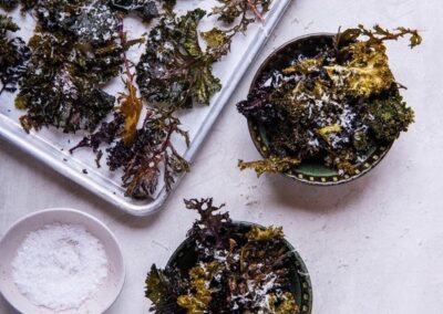 Mixed Green Chips: Kale, Arugula, Mustard