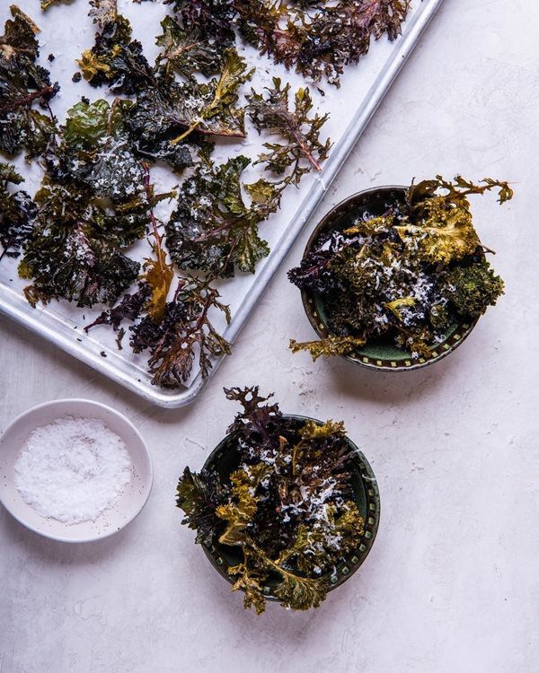 Mixed Green Chips: Kale, Arugula, Mustard