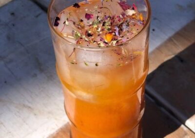 Non Alcoholic Gin and Carrot Cocktail