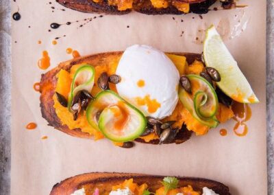 Squash Toasts