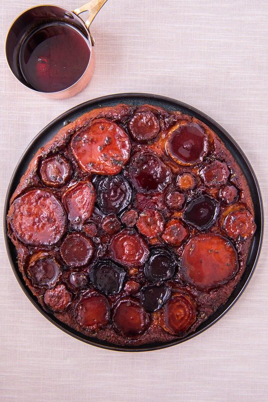 Root Vegetable Tarte Tatin with BliS Gourmet