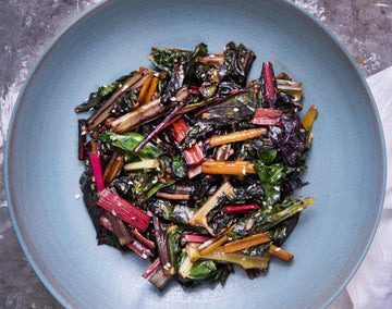 Sautéed Swiss Chard with Garlic and Sesame
