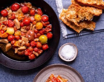Tomatoes in Garlic Confit