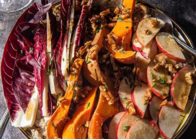 Butterbaby Butternut Squash with Radicchio and Buckwheat