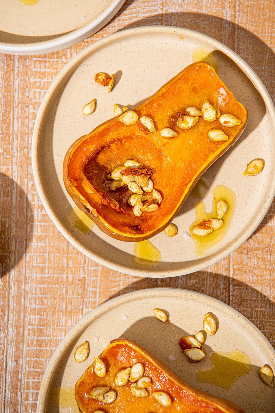 Roasted Butternut Squash with Toasted Seeds