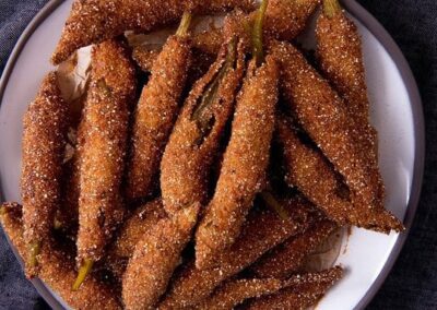 Fried Okra Pickles
