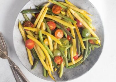 French Beans and Specialty Tomatoes