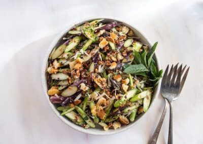 Raw Asparagus Salad