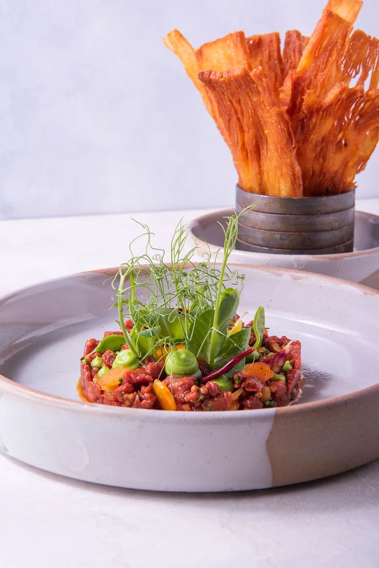 The Slightly Wild Verde Pea Tendril: Plating Techniques