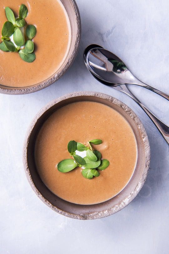 Brown Butter Sunchoke Soup