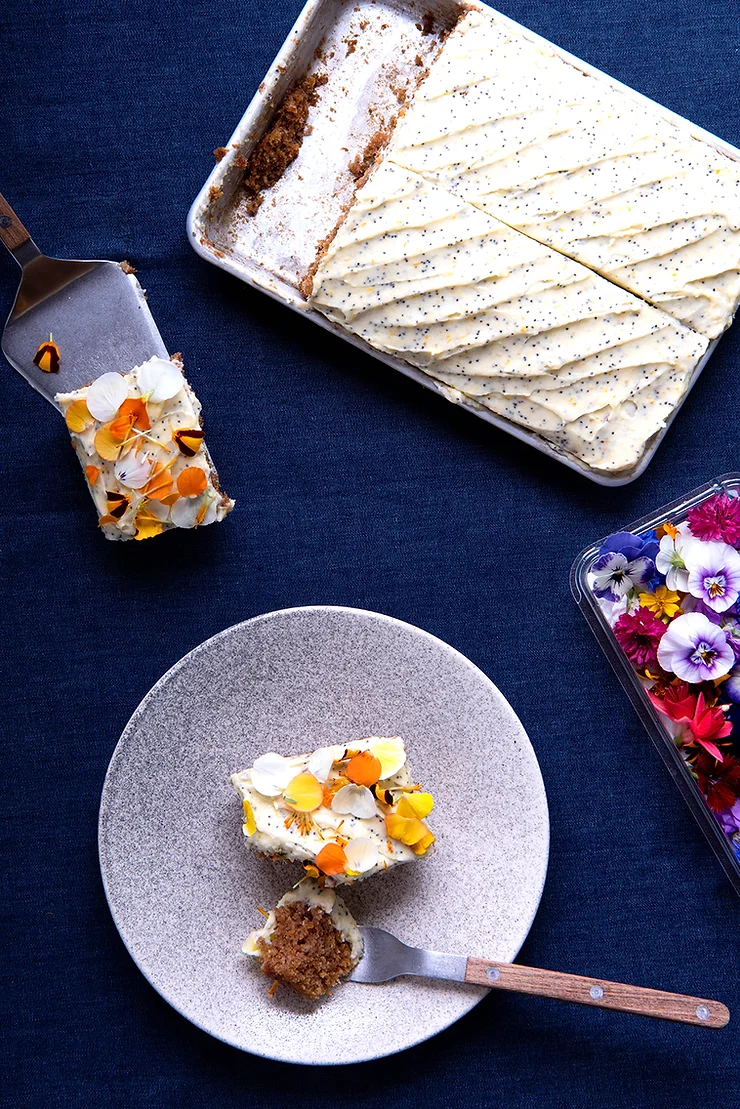 Carrot Cake Recipe with Chevré Frosting