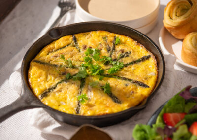 Asparagus and Sausage Frittata
