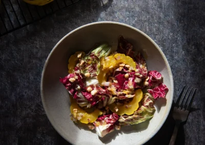 Radicchio and Roasted Delicata Squash Salad