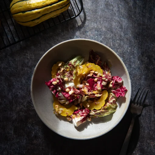 Radicchio and Roasted Delicata Squash Salad