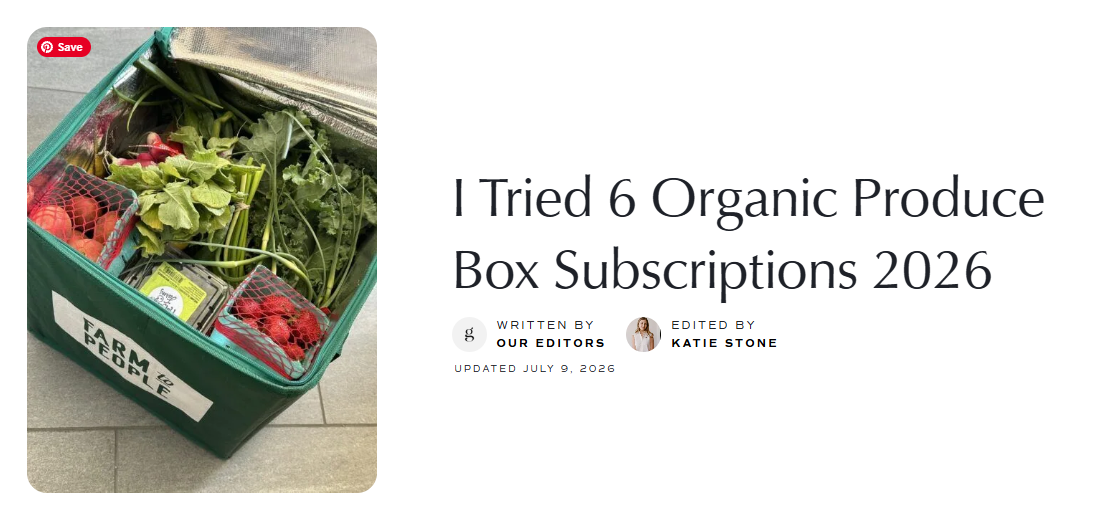 I Tried 6 Organic Produce Box Subscriptions 2026