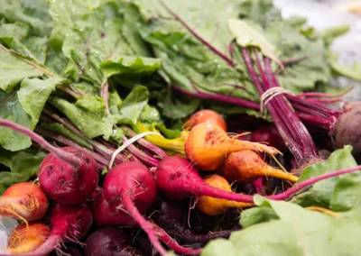 Roasted Beet Salad with Spicy Vinaigrette