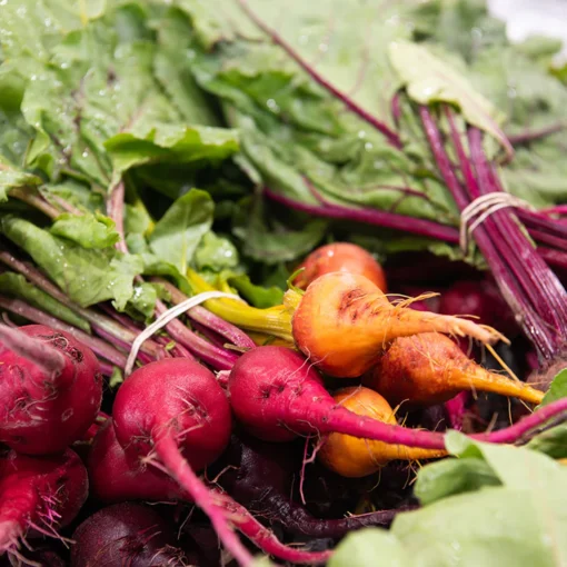 Roasted Beet Salad with Spicy Vinaigrette